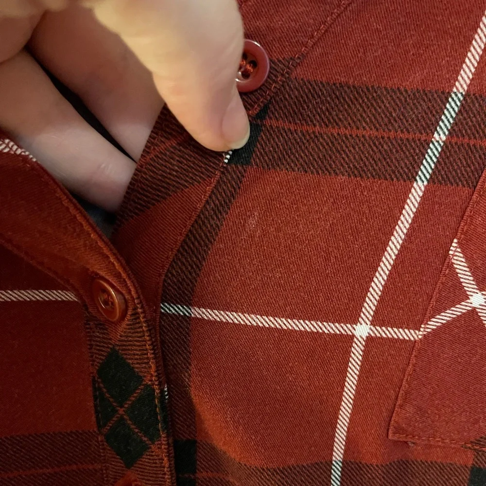 Torrid red plaid dress size 2 (18/20) - Picture 6 of 7